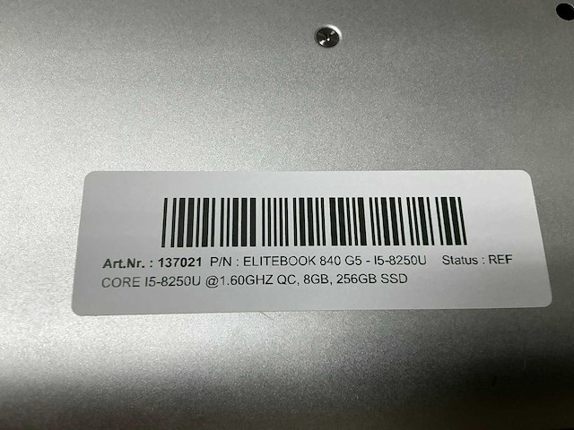 Hp elitebook 840 g5 - i5-8250u laptop - afbeelding 4 van  5