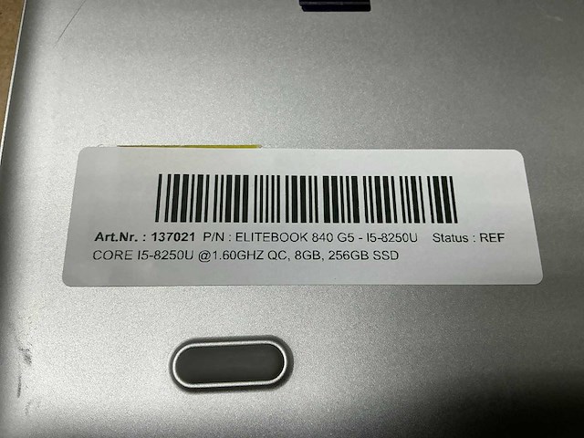 Hp elitebook 840 g5 - i5-8250u laptop - afbeelding 3 van  4