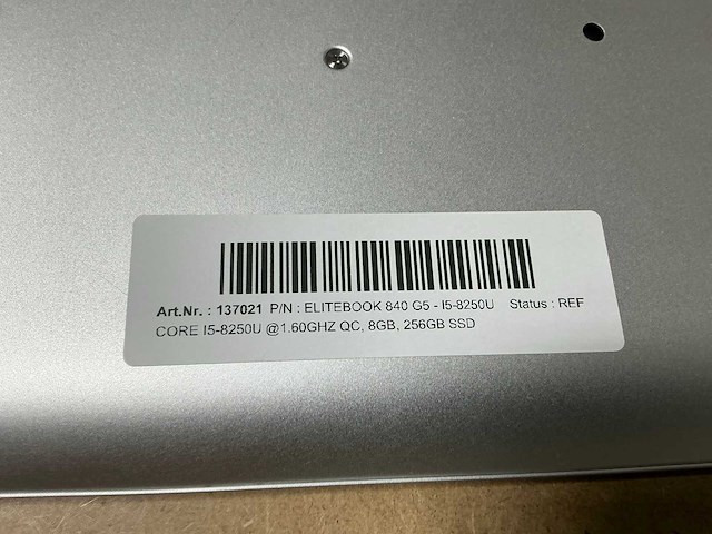 Hp elitebook 840 g5 - i5-8250u laptop - afbeelding 3 van  4