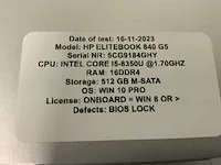 Hp elitebook 840 g5 (i5-gen8) laptop (3x) - afbeelding 2 van  11