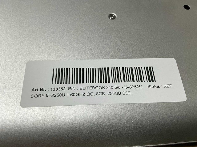 Hp elitebook 840 g6 - i5-8250u laptop - afbeelding 4 van  5