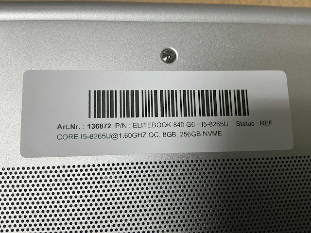 Hp elitebook 840 g6 - i5-8265u laptop - afbeelding 3 van  4