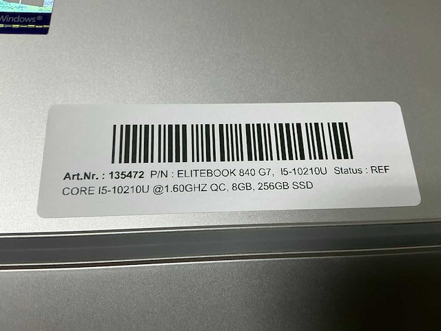 Hp elitebook 840 g7, i5-10210u laptop - afbeelding 4 van  5