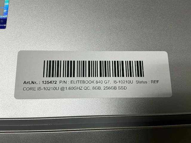 Hp elitebook 840 g7, i5-10210u laptop - afbeelding 3 van  4
