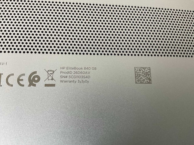 Hp elitebook 840 g8 14”, core(tm) i5 11th gen, 16 gb ram, 512 gb nvme laptop - afbeelding 7 van  7