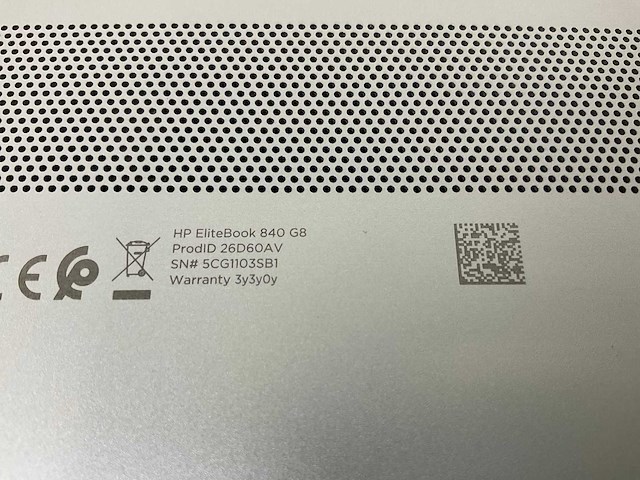 Hp elitebook 840 g8 14”, core(tm) i5 11th gen, 16 gb ram, 512 gb nvme laptop - afbeelding 7 van  8