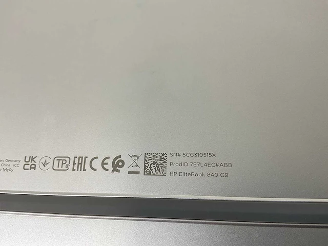 Hp elitebook 840 g9 14”, core(tm) i7 12th gen, 32 gb ram, 512 gb nvme laptop - afbeelding 7 van  7