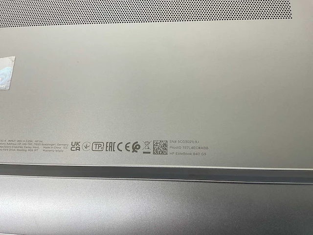 Hp elitebook 840 g9 14”, core(tm) i7 12th gen, 32 gb ram, 512 gb nvme laptop - afbeelding 7 van  7