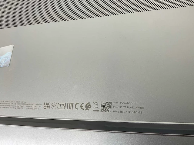 Hp elitebook 840 g9 14”, core(tm) i7 12th gen, 32 gb ram, 512 gb nvme laptop - afbeelding 7 van  7