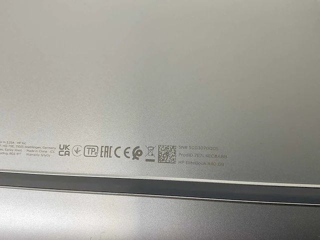 Hp elitebook 840 g9 14”, core(tm) i7 12th gen, 32 gb ram, 512 gb nvme laptop - afbeelding 7 van  8