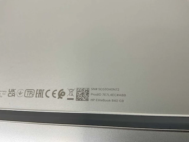 Hp elitebook 840 g9 14”, core(tm) i7 12th gen, 32 gb ram, 512 gb nvme laptop - afbeelding 7 van  7