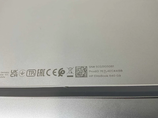 Hp elitebook 840 g9 14”, core(tm) i7 12th gen, 32 gb ram, 512 gb nvme laptop - afbeelding 7 van  7