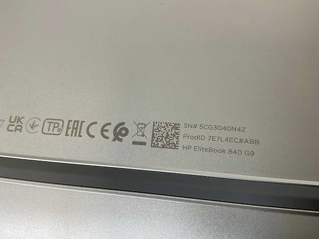 Hp elitebook 840 g9 14”, core(tm) i7 12th gen, 32 gb ram, 512 gb nvme laptop - afbeelding 7 van  7