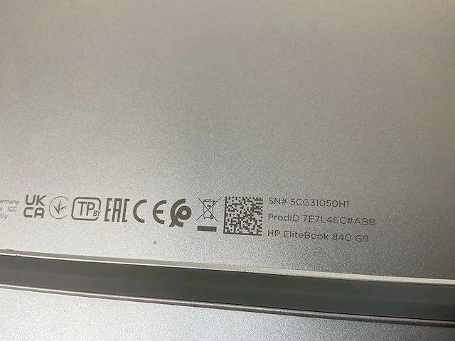 Hp elitebook 840 g9 14”, core(tm) i7 12th gen, 32 gb ram, 512 gb nvme laptop - afbeelding 7 van  7