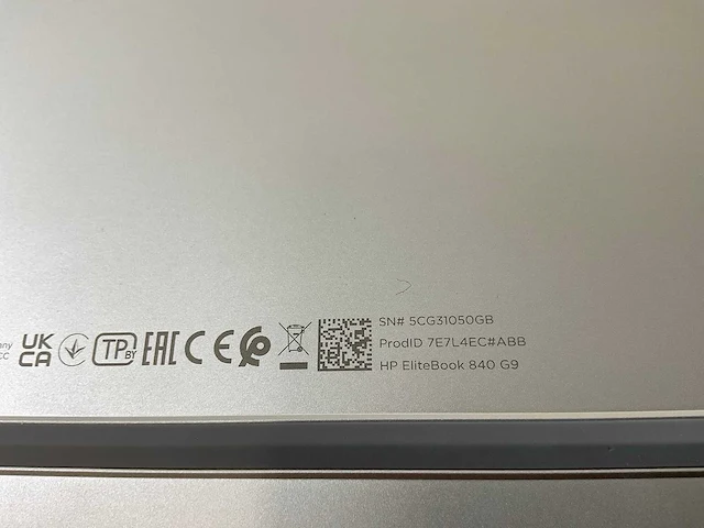 Hp elitebook 840 g9 14”, core(tm) i7 12th gen, 32 gb ram, 512 gb nvme laptop - afbeelding 7 van  7