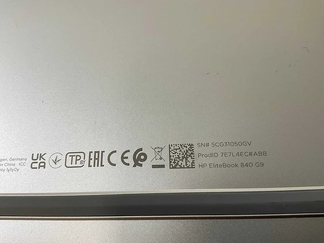 Hp elitebook 840 g9 14”, core(tm) i7 12th gen, 32 gb ram, 512 gb nvme laptop - afbeelding 8 van  10