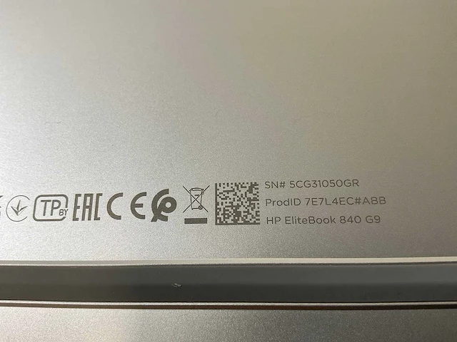 Hp elitebook 840 g9 14”, core(tm) i7 12th gen, 32 gb ram, 512 gb nvme laptop - afbeelding 7 van  7