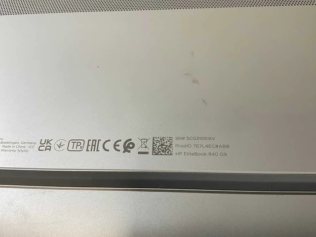 Hp elitebook 840 g9 14”, core(tm) i7 12th gen, 32 gb ram, 512 gb nvme laptop - afbeelding 7 van  7