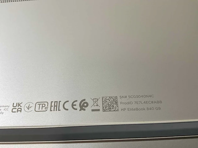 Hp elitebook 840 g9 14”, core(tm) i7 12th gen, 32 gb ram, 512 gb nvme laptop - afbeelding 7 van  7