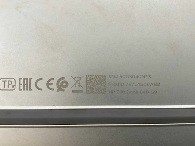 Hp elitebook 840 g9 14”, core(tm) i7 12th gen, 32 gb ram, 512 gb nvme laptop - afbeelding 7 van  7