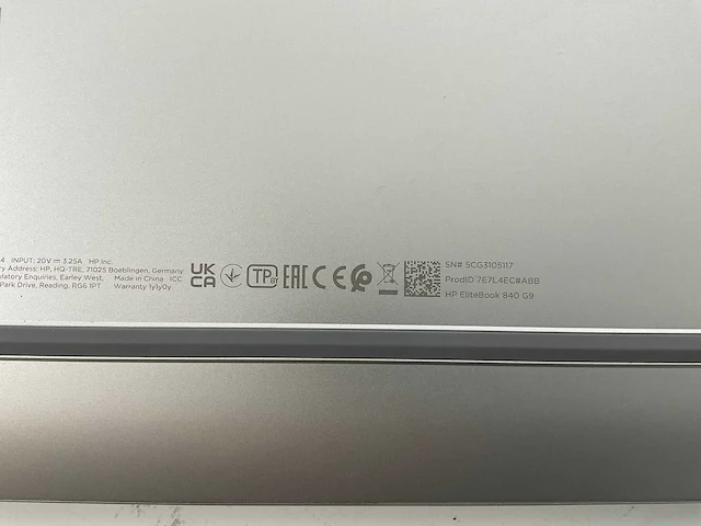 Hp elitebook 840 g9 14”, core(tm) i7 12th gen, 32 gb ram, 512 gb nvme laptop - afbeelding 7 van  7