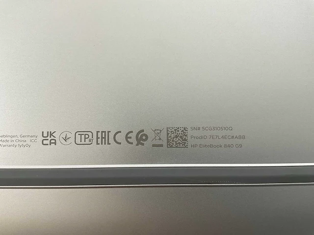 Hp elitebook 840 g9 14”, core(tm) i7 12th gen, 32 gb ram, 512 gb nvme laptop - afbeelding 6 van  8