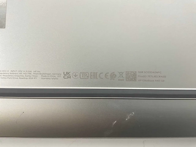 Hp elitebook 840 g9 14”, core(tm) i7 12th gen, 32 gb ram, 512 gb nvme laptop - afbeelding 7 van  7