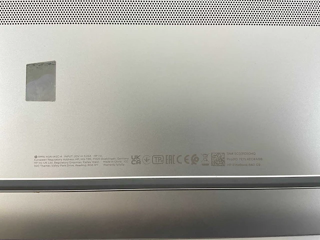 Hp elitebook 840 g9 14”, core(tm) i7 12th gen, 32 gb ram, 512 gb nvme laptop - afbeelding 7 van  7