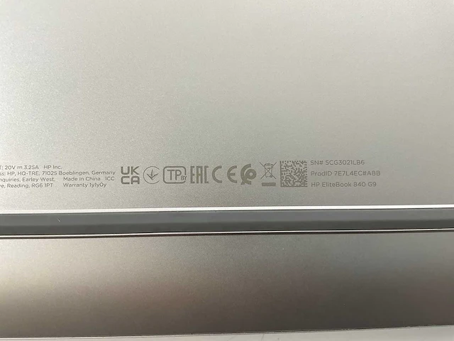 Hp elitebook 840 g9 14”, core(tm) i7 12th gen, 32 gb ram, 512 gb nvme laptop - afbeelding 6 van  6