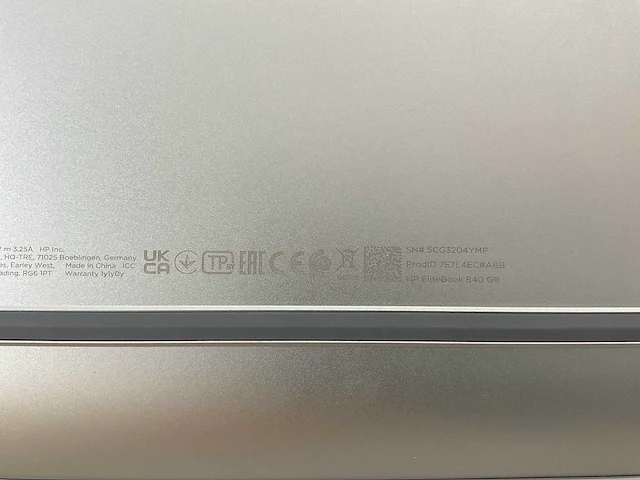 Hp elitebook 840 g9 14”, core(tm) i7 12th gen, 32 gb ram, 512 gb nvme laptop - afbeelding 7 van  7