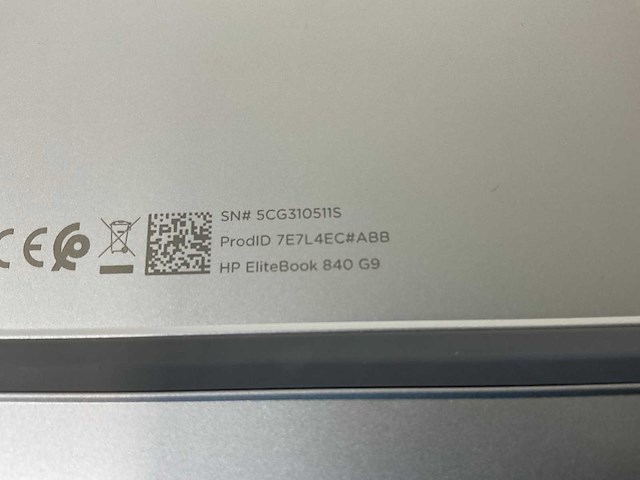 Hp elitebook 840 g9 14”, core(tm) i7 12th gen, 32 gb ram, 512 gb nvme laptop - afbeelding 7 van  7