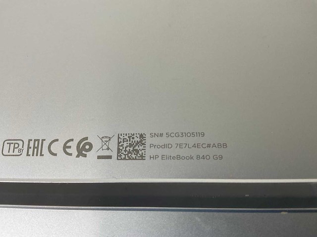 Hp elitebook 840 g9 14”, core(tm) i7 12th gen, 32 gb ram, 512 gb nvme laptop - afbeelding 7 van  7