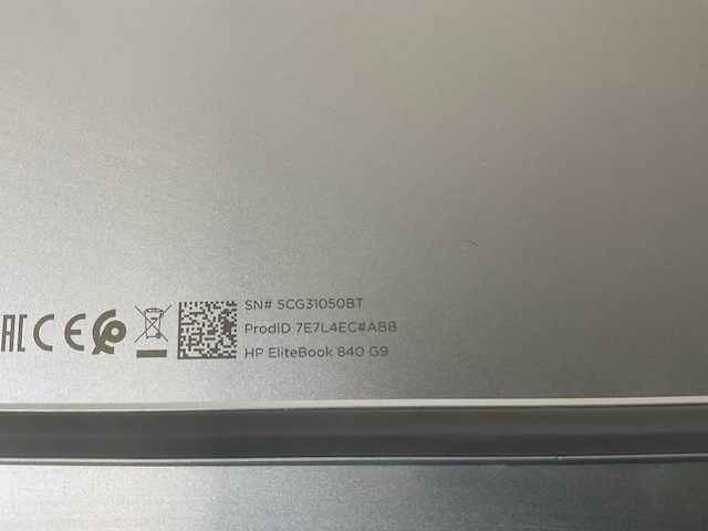 Hp elitebook 840 g9 14”, core(tm) i7 12th gen, 32 gb ram, 512 gb nvme laptop - afbeelding 7 van  7