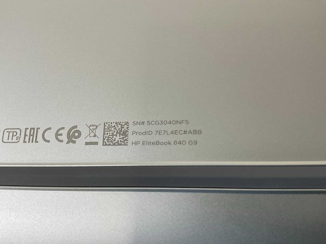 Hp elitebook 840 g9 14”, core(tm) i7 12th gen, 32 gb ram, 512 gb nvme laptop - afbeelding 7 van  7