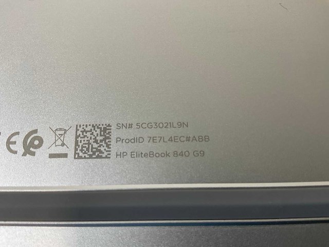 Hp elitebook 840 g9 14”, core(tm) i7 12th gen, 32 gb ram, 512 gb nvme laptop - afbeelding 7 van  7