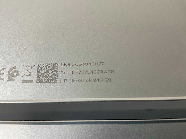 Hp elitebook 840 g9 14”, core(tm) i7 12th gen, 32 gb ram, 512 gb nvme laptop - afbeelding 7 van  7