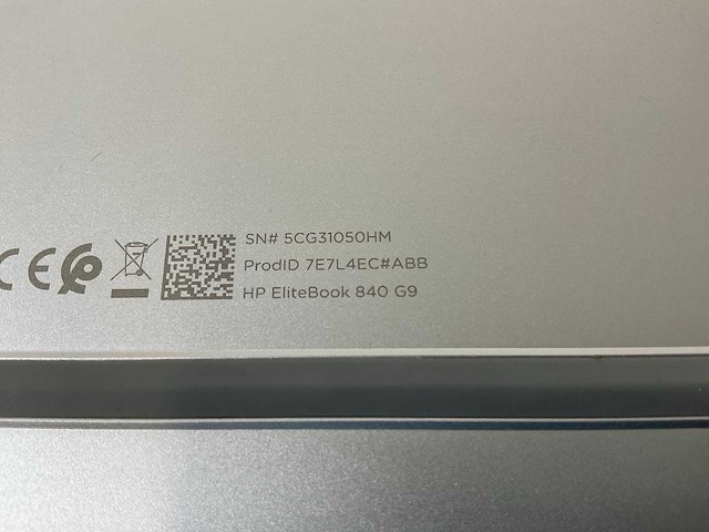 Hp elitebook 840 g9 14”, core(tm) i7 12th gen, 32 gb ram, 512 gb nvme laptop - afbeelding 8 van  8