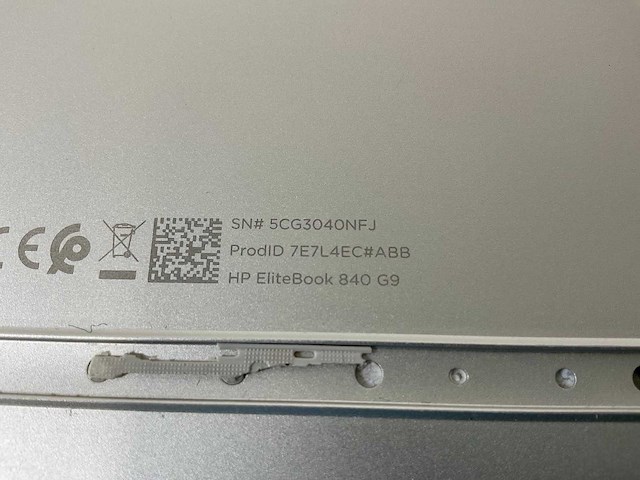 Hp elitebook 840 g9 14”, core(tm) i7 12th gen, 32 gb ram, 512 gb nvme laptop - afbeelding 7 van  7