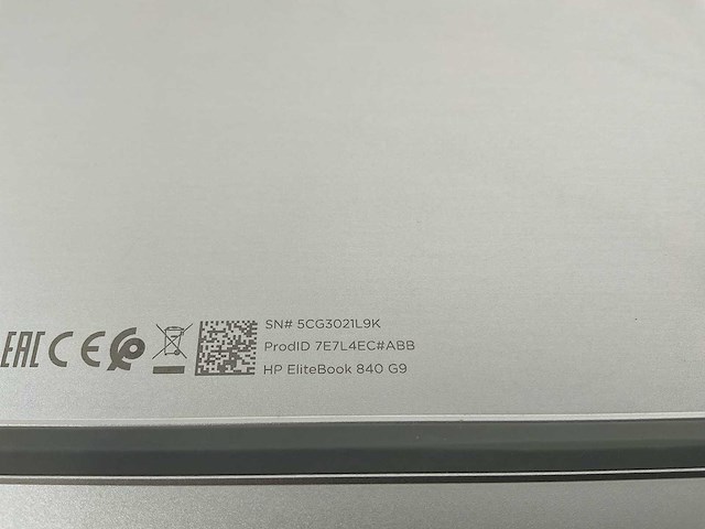 Hp elitebook 840 g9 14”, core(tm) i7 12th gen, 32 gb ram, 512 gb nvme laptop - afbeelding 6 van  6