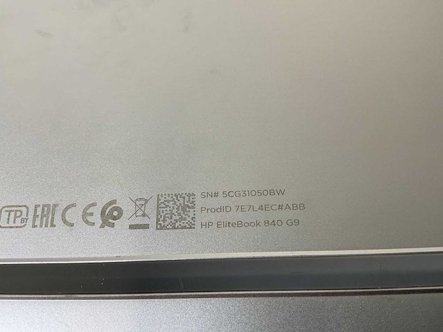 Hp elitebook 840 g9 14”, core(tm) i7 12th gen, 32 gb ram, 512 gb nvme laptop - afbeelding 7 van  7