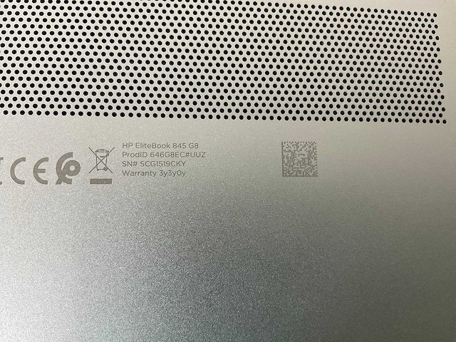 Hp elitebook 845 g8 14”, amd ryzen 3 pro 5450u, 16 gb ram, 256 gb nvme laptops (2x) - afbeelding 17 van  17