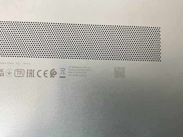 Hp elitebook 845 g8 14”, amd ryzen 3 pro 5450u, 16 gb ram, 256 gb nvme laptops (2x) - afbeelding 17 van  17