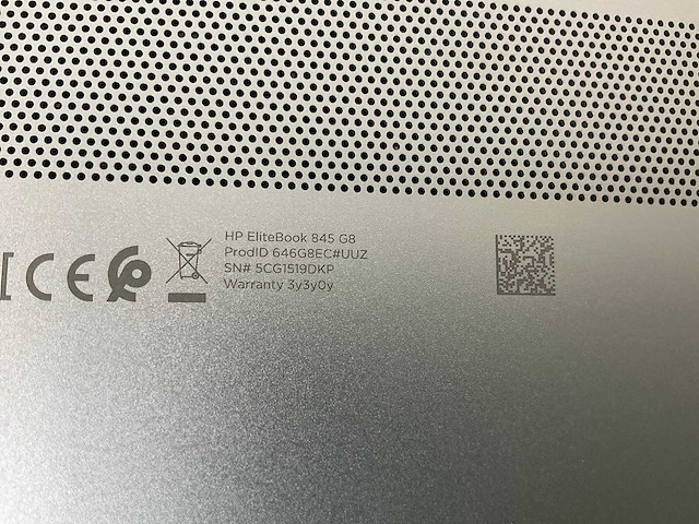 Hp elitebook 845 g8 14”, amd ryzen 3 pro 5450u, 16 gb ram, 256 gb nvme laptops (2x) - afbeelding 16 van  16