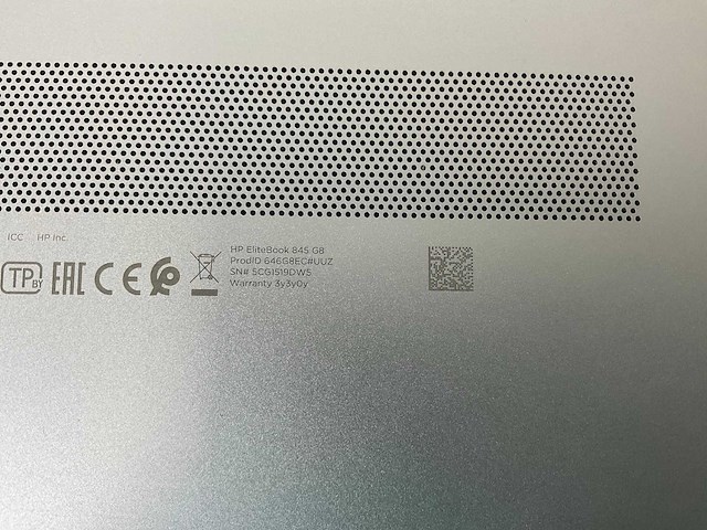 Hp elitebook 845 g8 14”, amd ryzen 3 pro 5450u, 16 gb ram, 256 gb nvme laptops (2x) - afbeelding 8 van  16