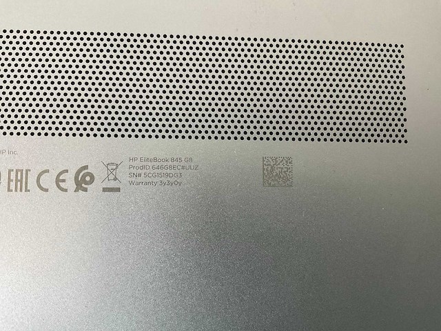 Hp elitebook 845 g8 14”, amd ryzen 3 pro 5450u, 16 gb ram, 256 gb nvme laptops (2x) - afbeelding 16 van  16
