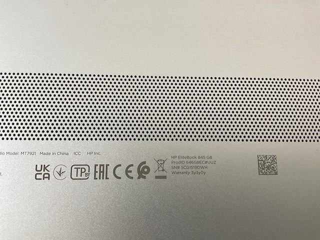Hp elitebook 845 g8 14”, amd ryzen 3 pro 5450u, 16 gb ram, 256 gb nvme laptops (2x) - afbeelding 7 van  15