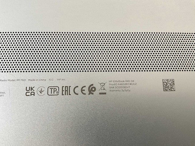 Hp elitebook 845 g8 14”, amd ryzen 3 pro 5450u, 16 gb ram, 256 gb nvme laptops (2x) - afbeelding 7 van  15