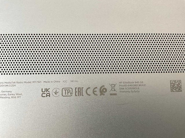 Hp elitebook 845 g8 14”, amd ryzen 3 pro 5450u, 16 gb ram, 256 gb nvme laptops (2x) - afbeelding 14 van  15