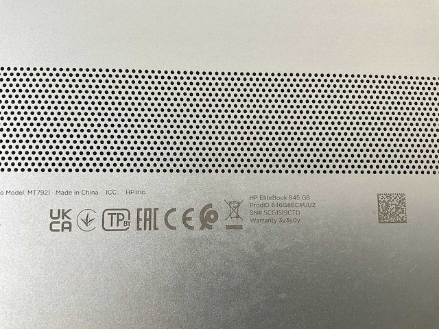 Hp elitebook 845 g8 14”, amd ryzen 3 pro 5450u, 16 gb ram, 256 gb nvme laptops (2x) - afbeelding 7 van  15