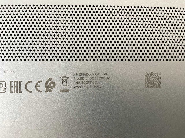 Hp elitebook 845 g8 14”, amd ryzen 3 pro 5450u, 16 gb ram, 256 gb nvme laptops (2x) - afbeelding 14 van  15